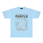 PURPLE  fashion T-shirt