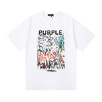 PURPLE  fashion T-shirt