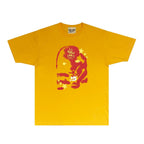Gallery Dept T Shirt Retro Printed Loose Short-Sleeved Shirt