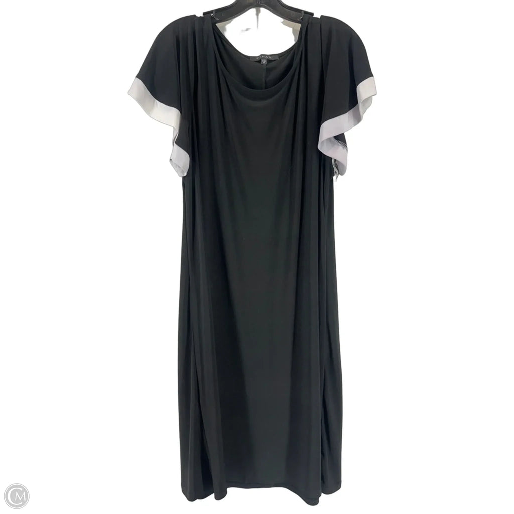 Dress Work By Tahari In Black, Size: 2x