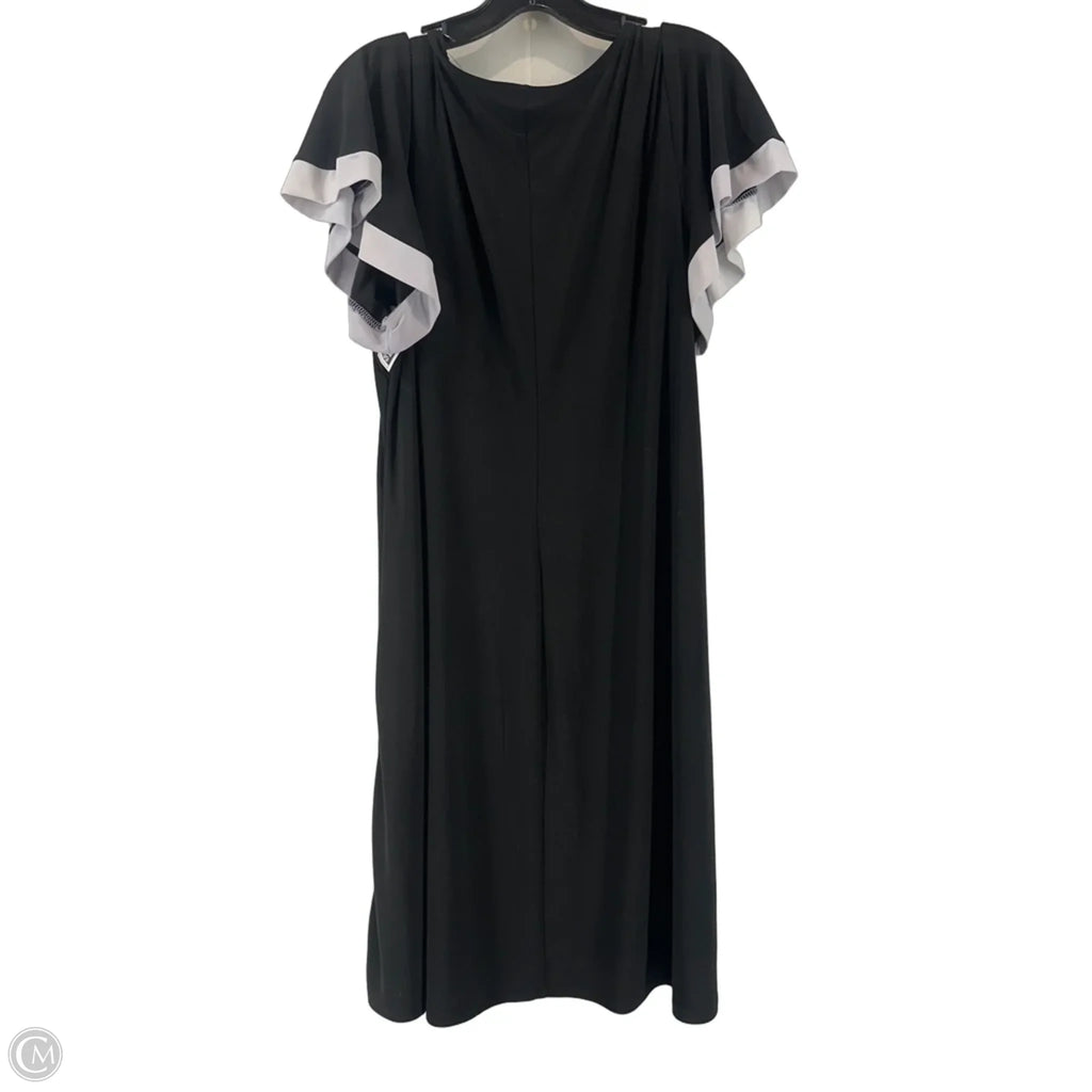 Dress Work By Tahari In Black, Size: 2x