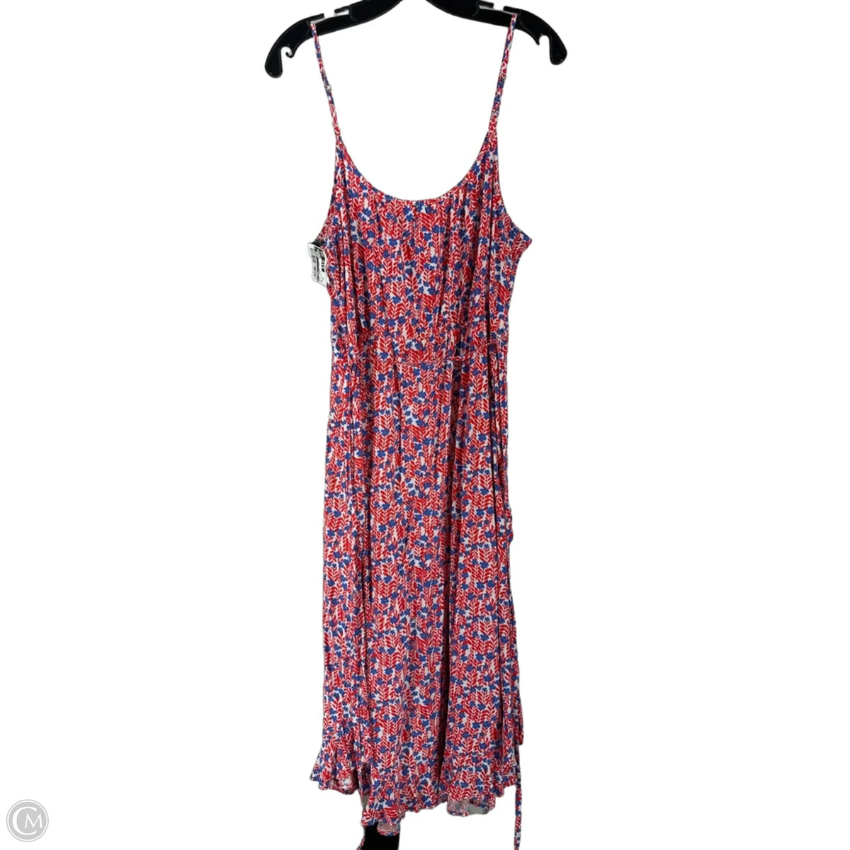 Dress Casual Midi By J. Crew In Red & White, Size: 10