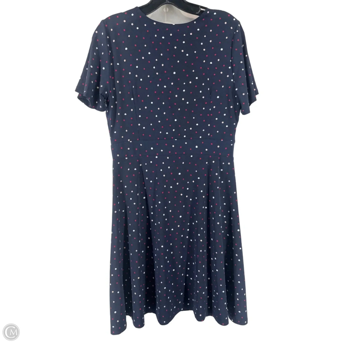 Dress Casual Short By Ann Taylor In Polkadot Pattern, Size: Mp
