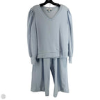 Pants Set 2pc By Magaschoni In Blue, Size: Xl