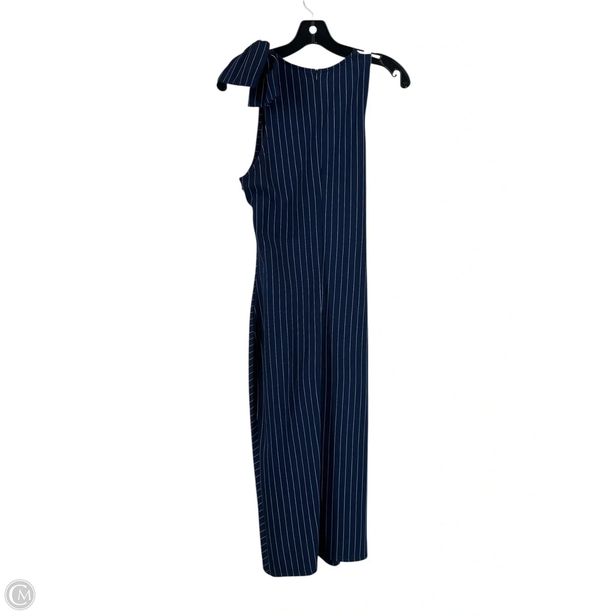 Dress Party Midi By Clothes Mentor In Navy, Size: L