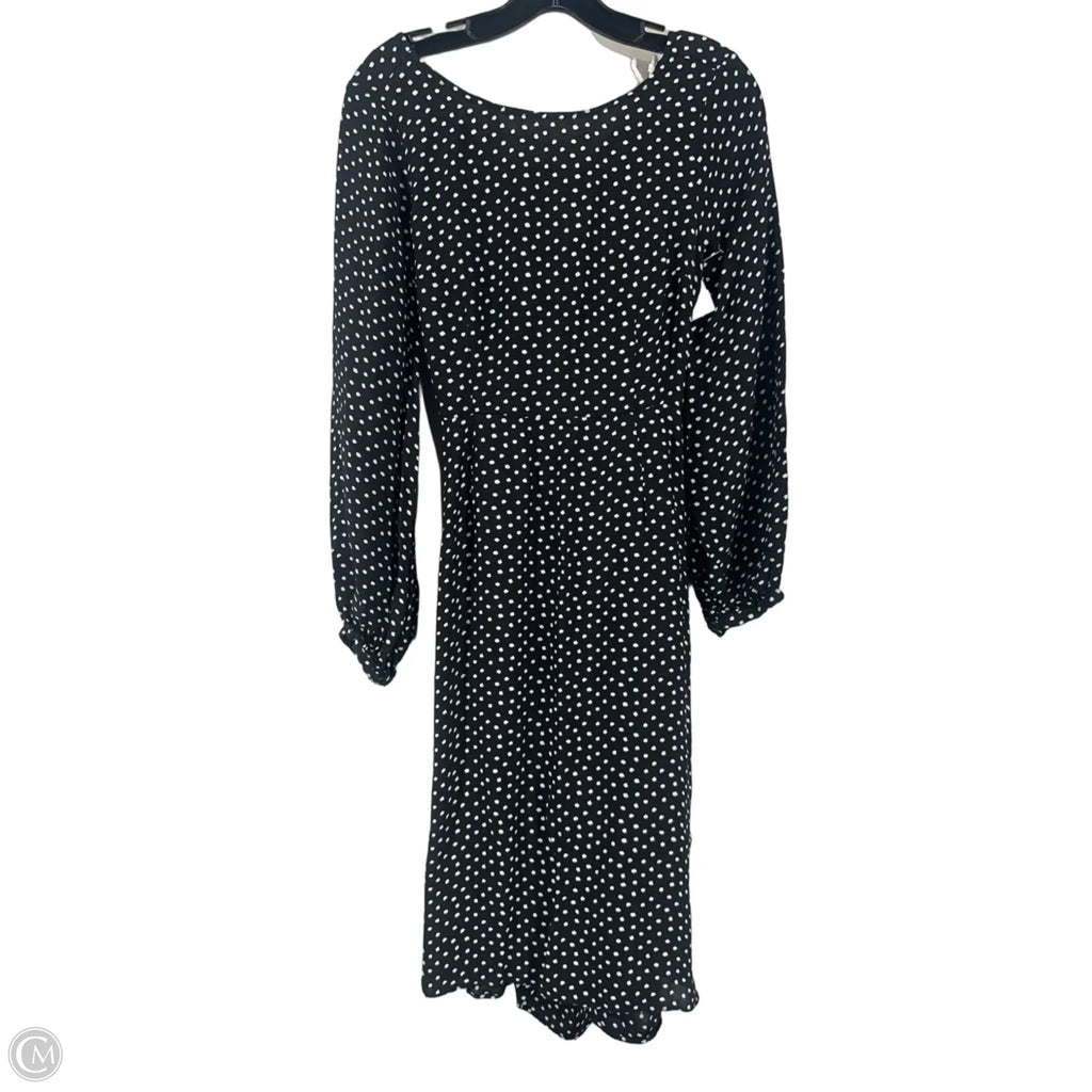 Dress Casual Midi By Anthropologie In Polkadot Pattern, Size: 2