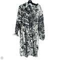 Dress Casual Midi By Chicos In Grey & White, Size: 2
