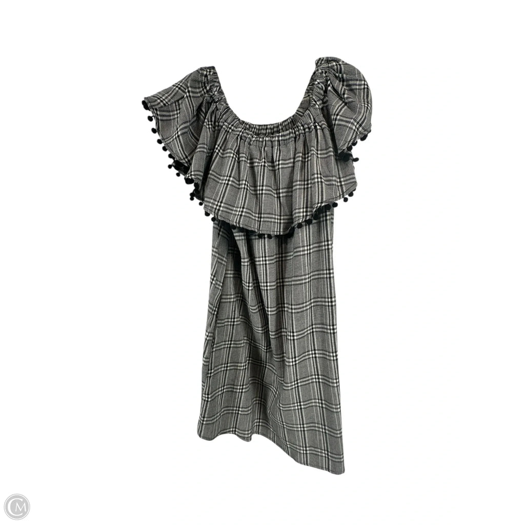 Dress Casual Short By Umgee In Plaid Pattern, Size: L