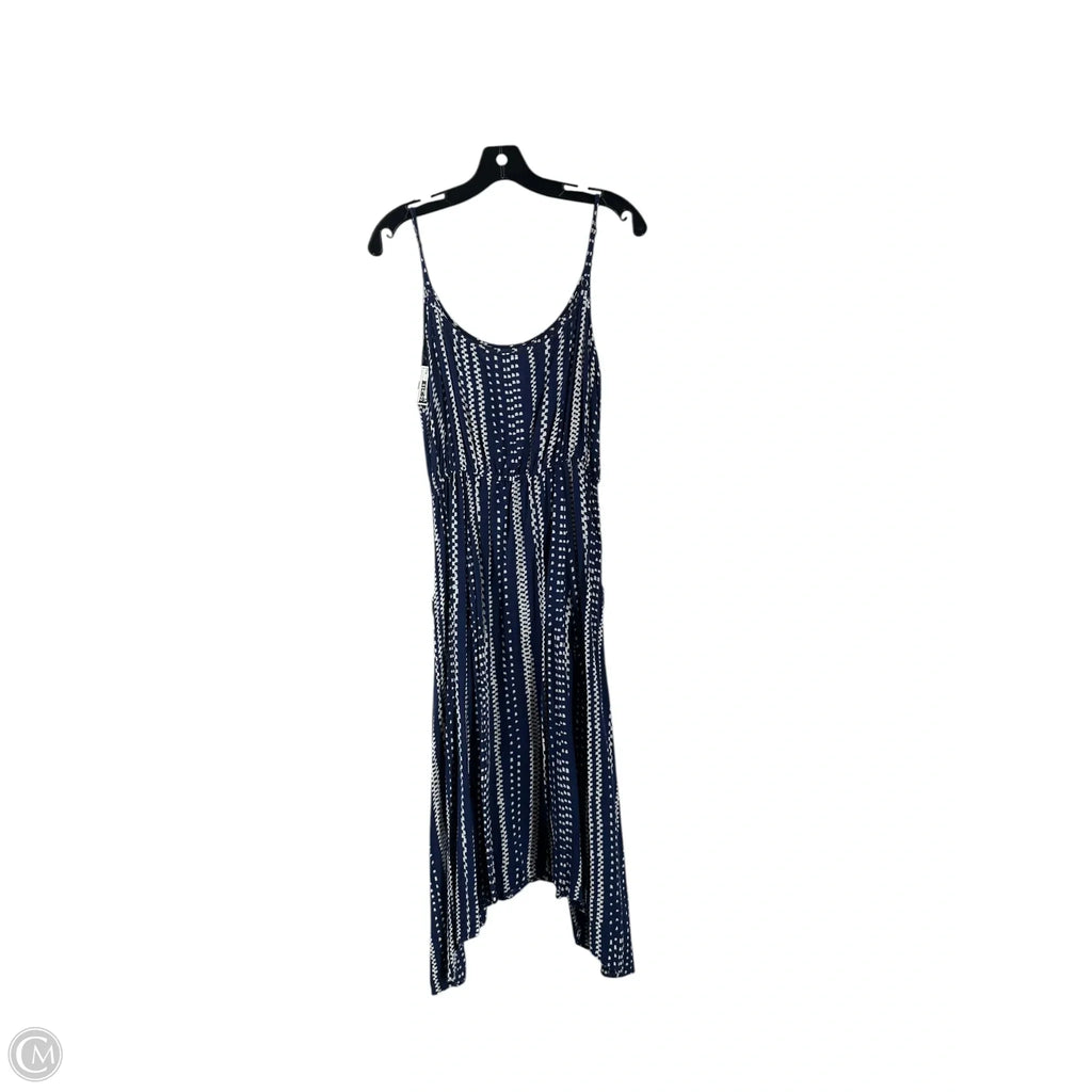 Dress Casual Midi By Cabi In Blue, Size: M