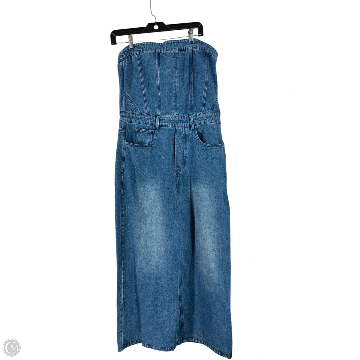 Jumpsuit By Bucketlist In Blue Denim, Size: L