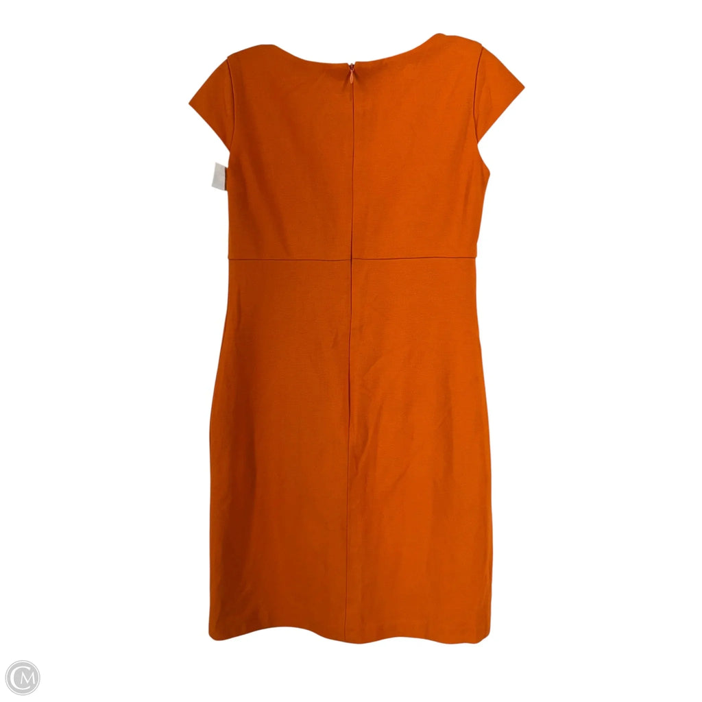 Dress Casual Midi By Taylor In Orange, Size: 2