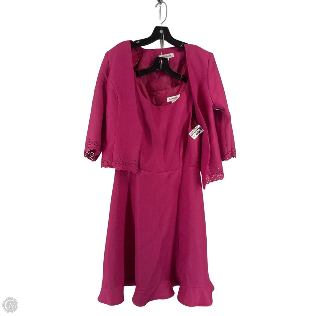 Dress Suit 2pc By Clothes Mentor In Pink, Size: 6