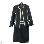 Dress Suit 2pc By Black Label In Black & White, Size: 16