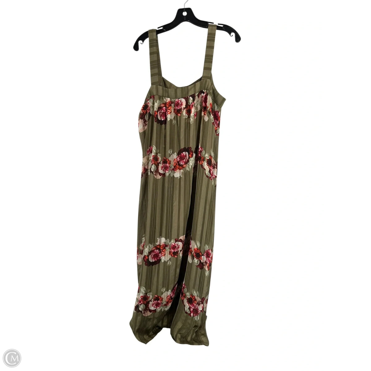Dress Casual Maxi By Banana Republic In Green, Size: 12