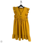 Dress Casual Short By Shein In Yellow, Size: M