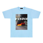 PURPLE  fashion T-shirt