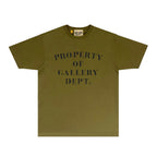 Gallery Dept T Shirt Retro Printed Loose Short-Sleeved Shirt