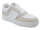 Women`s Gray & Beige Court Side Sneaker