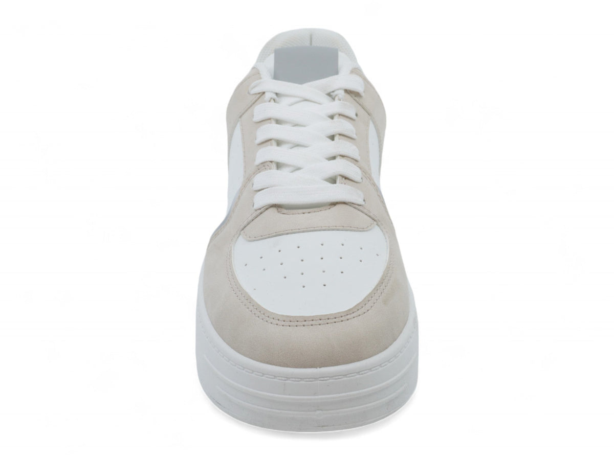 Women`s Gray & Beige Court Side Sneaker