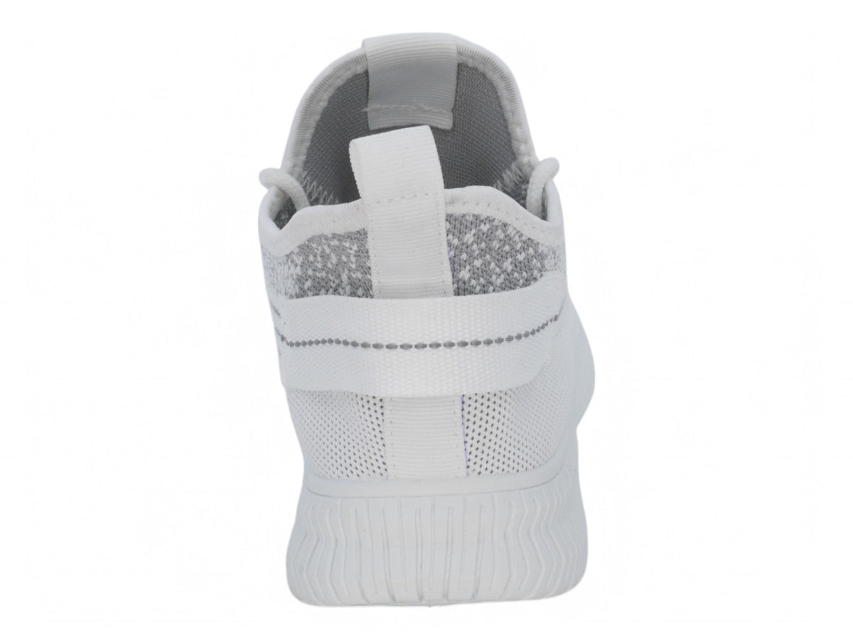 Women`s White Peppered Athletic Sneaker