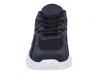 Women`s Black Mesh & Vegan Leather Sport Sneaker