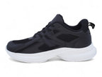 Women`s Black Mesh & Vegan Leather Sport Sneaker