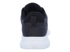 Women`s Black Mesh & Vegan Leather Sport Sneaker