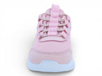 Girls` Pink Zig Zag Sneaker