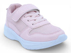 Girls` Pink Shimmer Sneaker