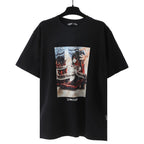 Palm Angels T-shirt Dice and Snake Print Short Sleeve T-shirt
