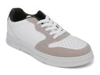 Men`s White & Beige Court Sneaker