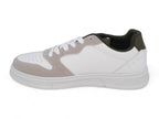 Men`s White & Beige Court Sneaker