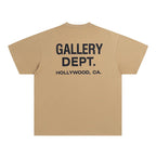 Mens T-shirts GALLERY DEPT printed round neck short-sleeved T-shirt pure cotton