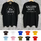 Gallery Dept T Shirt Retro Printed Loose Short-Sleeved Shirt