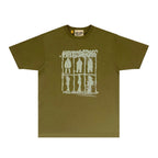 Gallery Dept T Shirt Retro Printed Loose Short-Sleeved Shirt