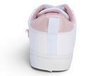 Girls White & Pink Butterfy Sneakers