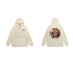 Stussy Hoodie Zip-Up Cardigan Fleece Hooded Sweater