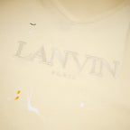 Gallery Dept T-Shirt Joint Letter Embroidery Hand Painted Ink Splashing Short Sleeve T-Shirt