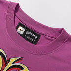 Godspeed T-shirts Biochemical Skull Poppy Print Cotton Casual Short Sleeve Men and Women