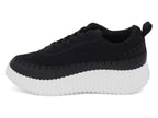 Women`s Black Charleigh Platform Sneaker