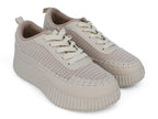 Women`s Cream Charleigh Platform Sneaker