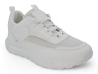 Women`s White Mesh Sporty Sneaker