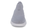 Women`s Gray High Rise Slip On Sneaker