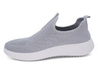 Women`s Gray High Rise Slip On Sneaker