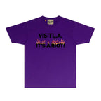 Gallery Dept T Shirt Retro Printed Loose Short-Sleeved Shirt