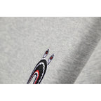 Bathing Ape Sweatshirts Winter Men and Women Shark Logo Print round-Neck Pullover