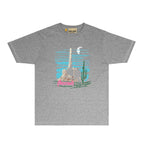 Gallery Dept T Shirt Retro Printed Loose Short-Sleeved Shirt