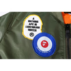 Bathing Ape Coat Autumn and Winter Men's Casual Armband Baseball Cotton-Padded Jacket Jacket Men's and Women's Coats