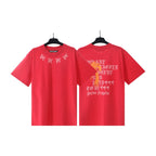 Palm Angels T-shirt Letter Painted Coconut Tree Print Short Sleeve T-shirt