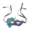Craspire DIY Masquerade Mask Diamond Painting Kits, including Plastic Mask, Resin Rhinestones and Polyester Cord, Tools, Peacock Pattern, 130x240mm, 2Set/Pack